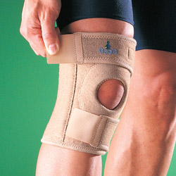 Бандаж на коленный сустав (наколенник) полужесткий, разъемный, укороченный 1230, OPPO