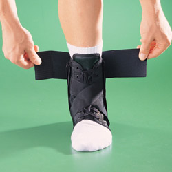 Бандаж на голеностопный сустав усиленный на шнуровке 4106, OPPO