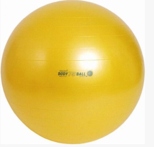 Гимнастический мяч ORTO Body Boll 75 см с BRQ желтый
