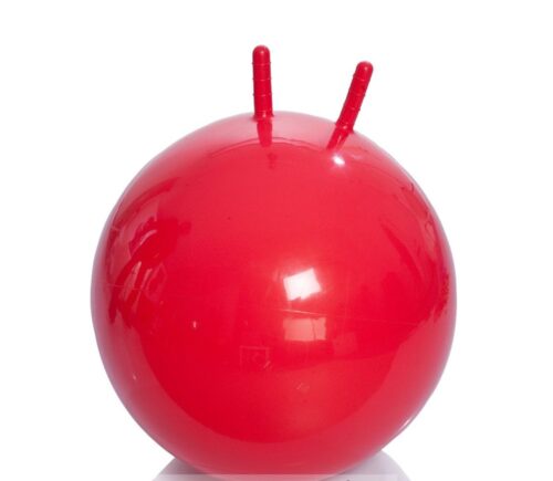 Гимнастический мяч Тривес М-355 детский с рожками, 55см