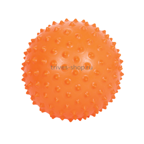 Мяч для занятий лечебной физкультурой (массажный, 20 см., оранжевый) без насоса М-120 , Тривес