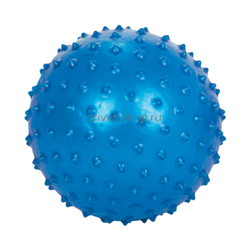 Мяч для занятий лечебной физкультурой (масссажный, 30 см., голубой) без насоса М-130, Тривес