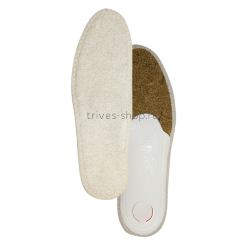 Стельки ортопедические на полужесткой основе с мягкой тканевой поверхностью, с впитывающим слоем из волокон агавы СТ-113, Тривес
